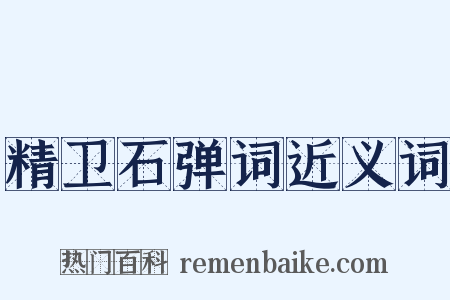 精卫石弹词近义词是什么意思的图片